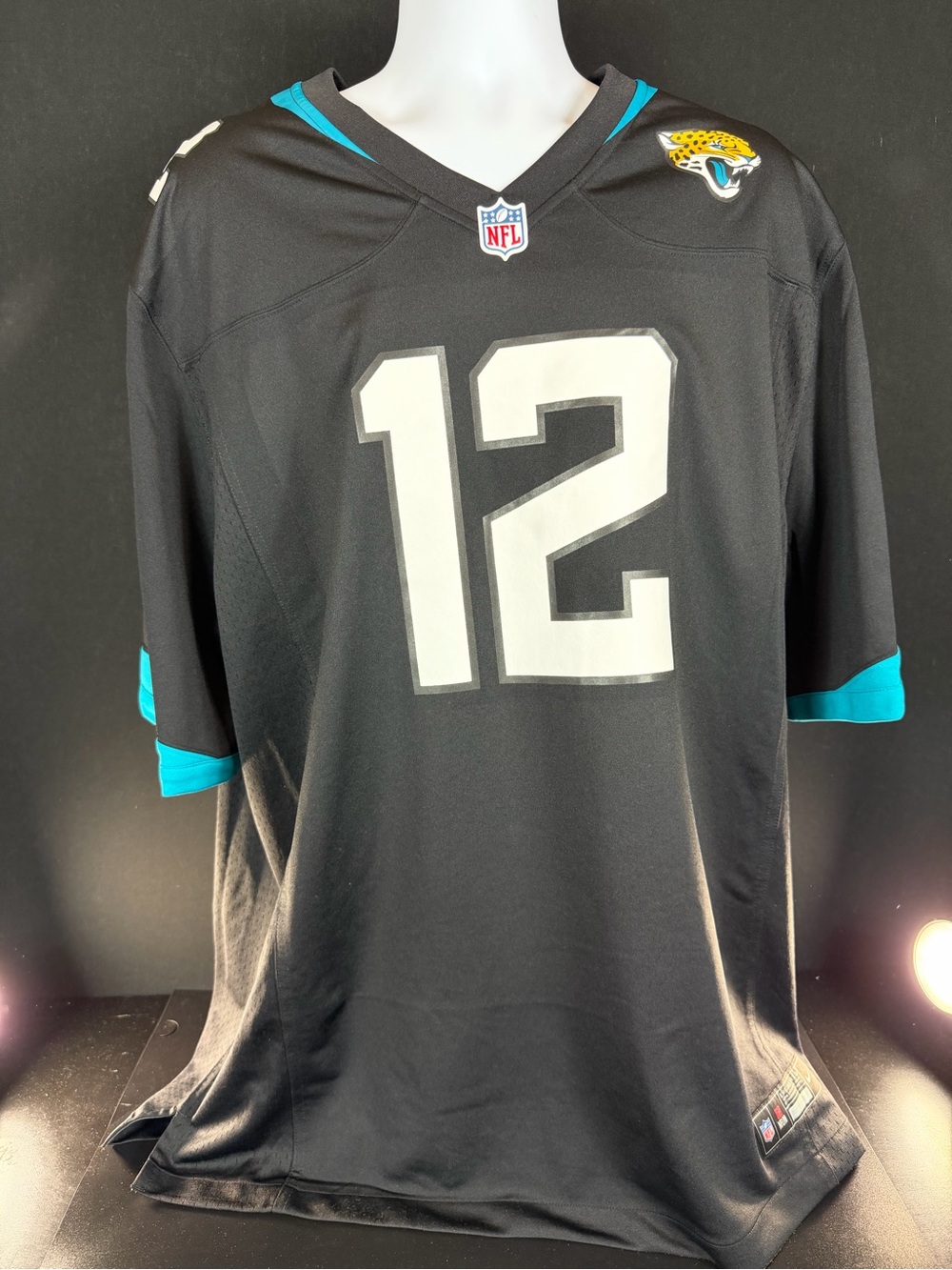 Nike Black and Teal Jacksonville Jaguars #12 Hunter Jersey